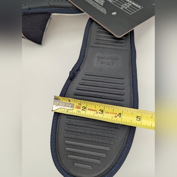 BNWT True Religion Men's (Size Medium 9-10) Denim Slide-In Slippers - Picture 13 of 15